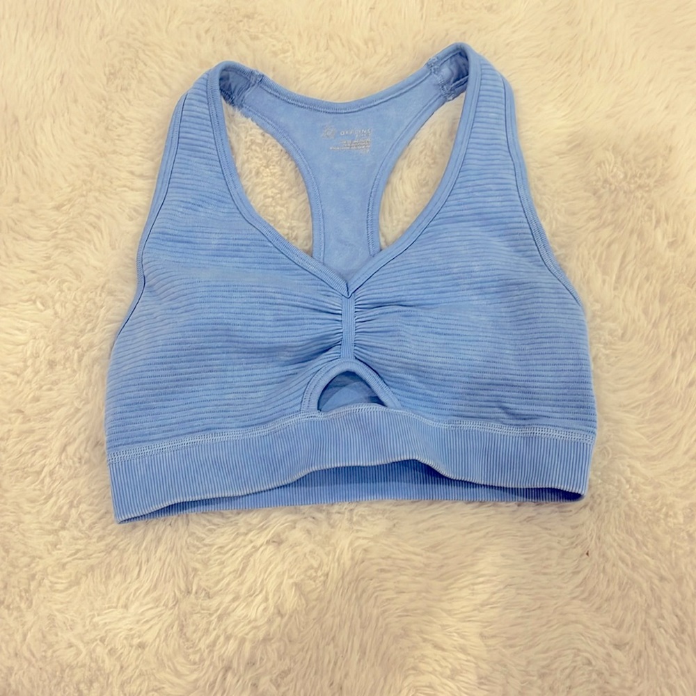 Aerie Offline Comfy Bra Blue